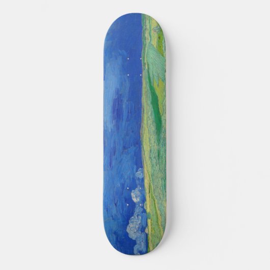 Vincent van Gogh - Wheatfields under Thunderclouds Skateboard (Vorderseite)
