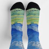 Vincent van Gogh - Wheatfields under Thunderclouds Socken (Oben)
