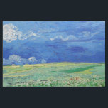 Vincent van Gogh - Wheatfields under Thunderclouds Stoff<br><div class="desc">Radfelder unter Thunderclouds - Vincent van Gogh,  1890</div>