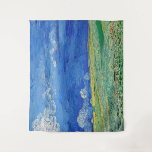 Vincent van Gogh - Wheatfields under Thunderclouds Wandteppich (Vorderseite)