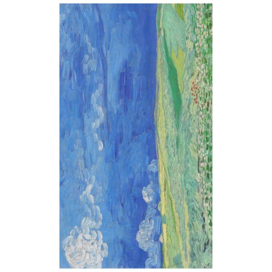 Vincent van Gogh - Wheatfields under Thunderwolke Tischdecke (Vorderseite)