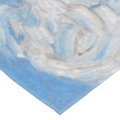 Vincent van Gogh - Wheatfields under Thunderwolke Tischdecke (Schrägansicht)