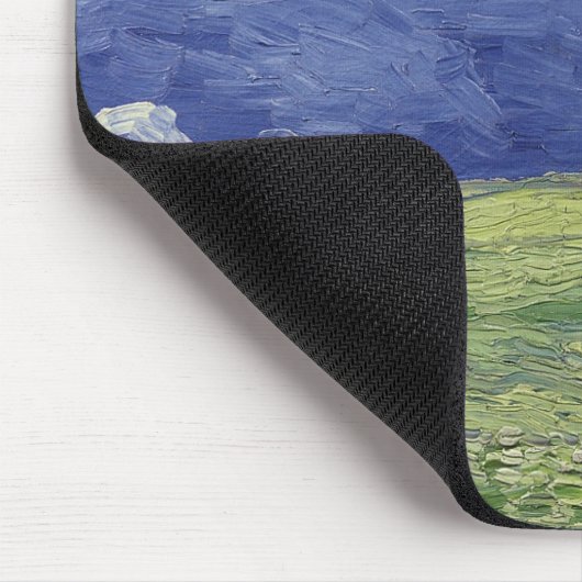 Vincent van Gogh | Wheatfields unter Thundercloud Mousepad (Ecke)