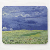 Vincent van Gogh | Wheatfields unter Thundercloud Mousepad (Vorne)