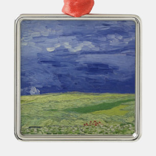 Vincent van Gogh   Wheatfields unter Thundercloud Ornament Aus Metall
