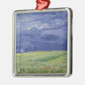 Vincent van Gogh | Wheatfields unter Thundercloud Ornament Aus Metall (Links)