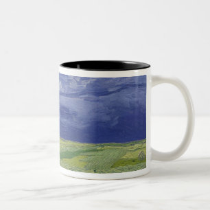 Vincent van Gogh   Wheatfields unter Thundercloud Zweifarbige Tasse