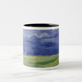 Vincent van Gogh | Wheatfields unter Thundercloud Zweifarbige Tasse (Mittel)