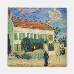 Vincent van Gogh White House at Night, 1890 Magnet