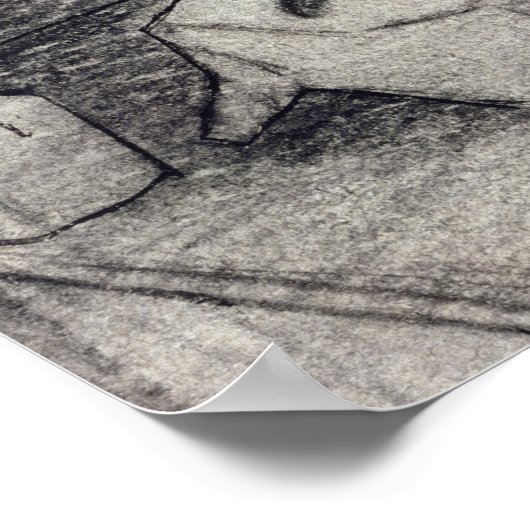 Vincent van Gogh | Wiege Poster (Ecke)