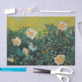 Vincent Van Gogh Wild Rose Vintage Blumenart Seidenpapier (Handwerk)