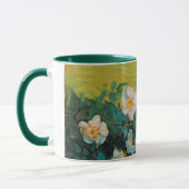 Vincent Van Gogh Wild Rose Vintage Blumenart Tasse (Links)