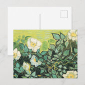Vincent Van Gogh - Wilde Rose 1890 Postkarte (Vorne/Hinten)