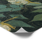 Vincent Van Gogh - Wilde Rose April, Mai Poster (Ecke)