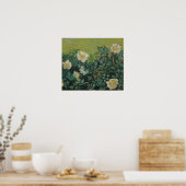 Vincent Van Gogh - Wilde Rose April, Mai Poster (Küche)