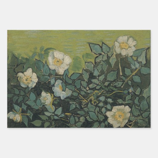 Vincent van Gogh - Wilde Rose Geschenkpapier Set (Vorderseite)