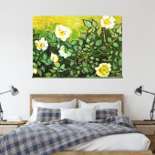 Vincent van Gogh - Wilde Rose, Leinwanddruck (Insitu (Schlafzimmer))