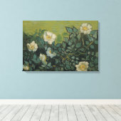 Vincent van Gogh - Wilde Rose Leinwanddruck (Insitu (Holzboden))