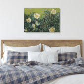 Vincent van Gogh - Wilde Rose Leinwanddruck (Insitu (Schlafzimmer))