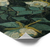 Vincent van Gogh - Wilde Rose Poster (Ecke)