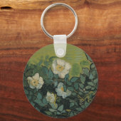 Vincent van Gogh - Wilde Rose Schlüsselanhänger (Vorderseite)