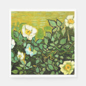 Vincent van Gogh - Wilde Rose, Serviette (Vorderseite)