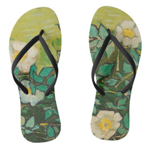 Vincent Van Gogh Wilde Rosen Fine Art Badesandalen