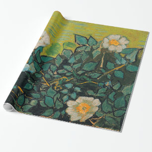 Vincent Van Gogh Wilde Rosen Vintage Florale Kunst Geschenkpapier