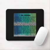 Vincent Van Gogh Words Quotes Manifesto Tygraphy G Mousepad (Mit Mouse)