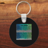 Vincent Van Gogh Words Quotes Manifesto Tygraphy G Schlüsselanhänger (Vorderseite)