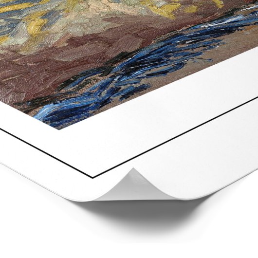 Vincent Van Gogh Zedign Art Poster #1 (Ecke)