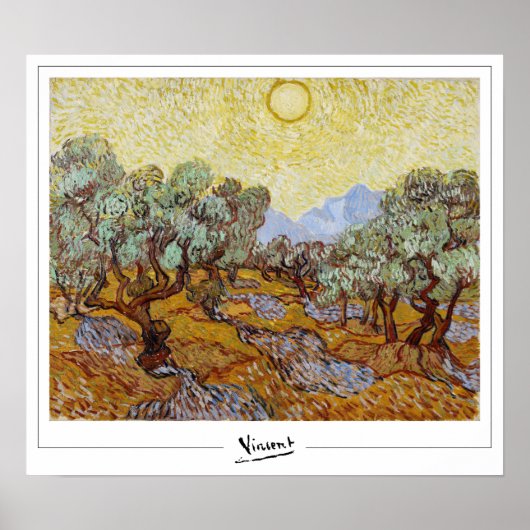Vincent Van Gogh Zedign Art Poster #13 (Vorne)