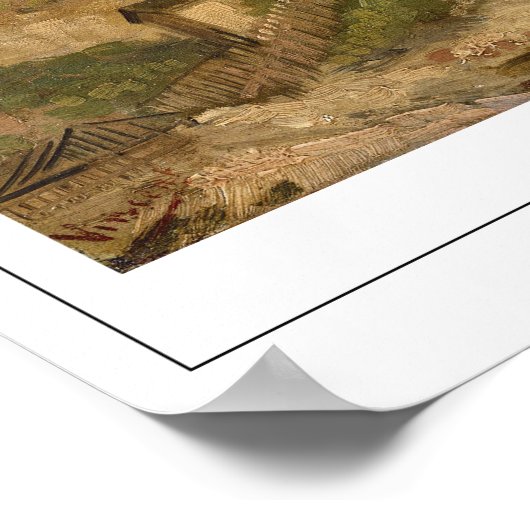 Vincent Van Gogh Zedign Art Poster #39 (Ecke)