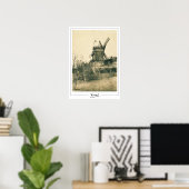 Vincent Van Gogh Zedign Art Poster #9-2 (Heimbüro)
