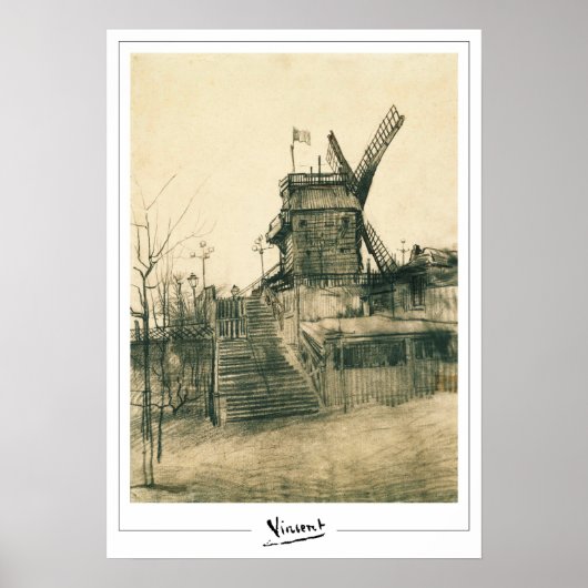 Vincent Van Gogh Zedign Art Poster #9-2 (Vorne)