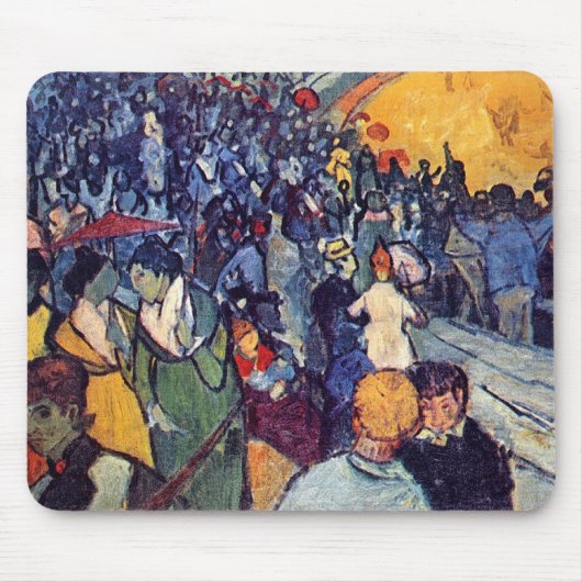 Vincent Van Gogh - Zuschauer in der Arena Mousepad (Vorne)