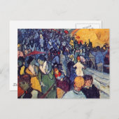 Vincent Van Gogh - Zuschauer in der Arena Postkarte (Vorne/Hinten)