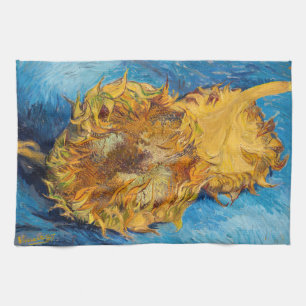 Vincent van Gogh - Zwei abgeschnittene Sonnenblume Geschirrtuch