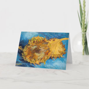 Vincent van Gogh - Zwei abgeschnittene Sonnenblume Karte