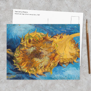 Vincent van Gogh - Zwei geschnittene Sonnenblumen Postkarte