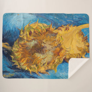 Vincent van Gogh - Zwei geschnittene Sonnenblumen Sherpadecke