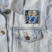 Vincent van Gogh - Zwei kleine Mädchen Button (Beispiel)