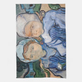 Vincent van Gogh - Zwei kleine Mädchen Geschirrtuch (Vertikal)