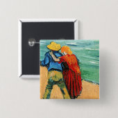 Vincent van Gogh - Zwei Liebende Button (Vorne & Hinten)