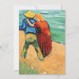Vincent van Gogh - Zwei Liebende Dankeskarte