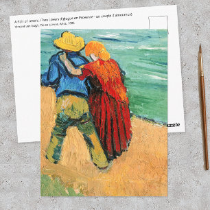 Vincent van Gogh - Zwei Liebende Postkarte