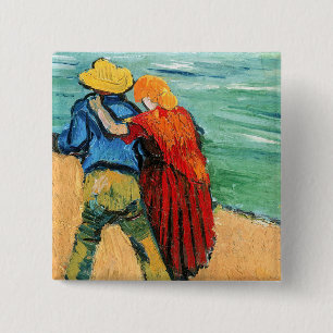 Vincent van Gogh - Zwei Liebhaber Button
