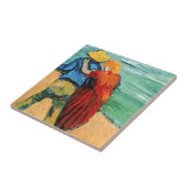 Vincent van Gogh - Zwei Liebhaber Fliese (Seite)