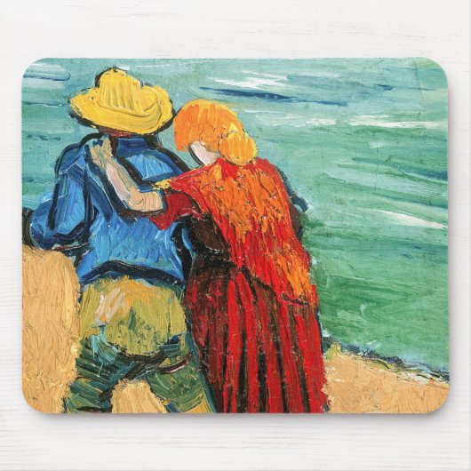 Vincent van Gogh - Zwei Liebhaber Mousepad (Vorne)