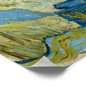 Vincent Van Gogh, zwei Poplars in den Alpen Poster (Ecke)